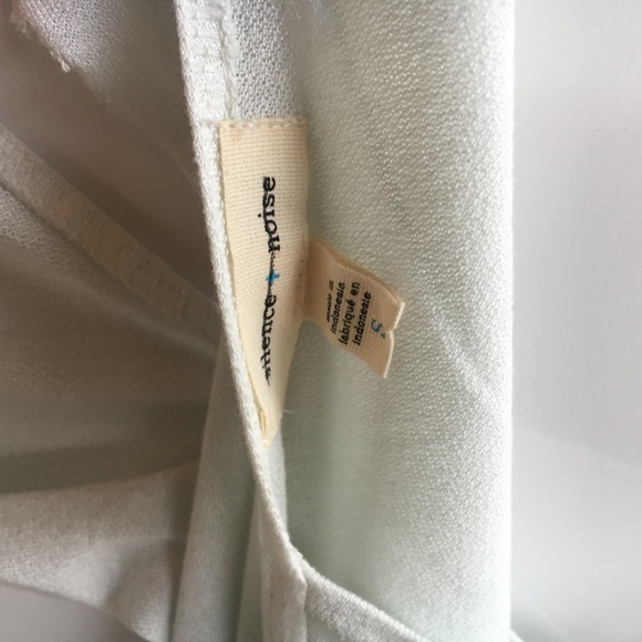 Silence+noise light green Draped Asymmetrical Tank - Picture 6 of 8